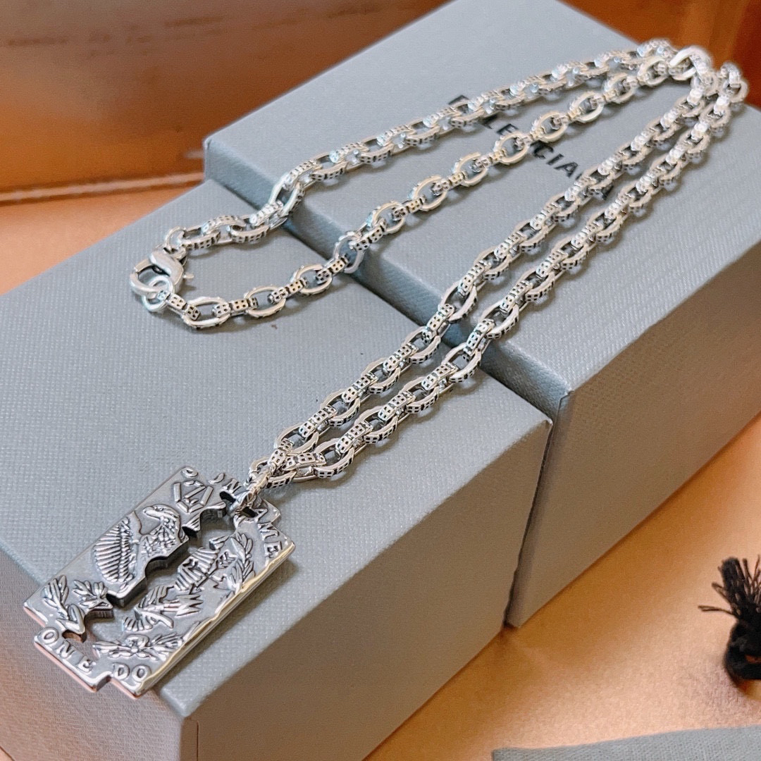 Balenciaga Blade Chain Necklace