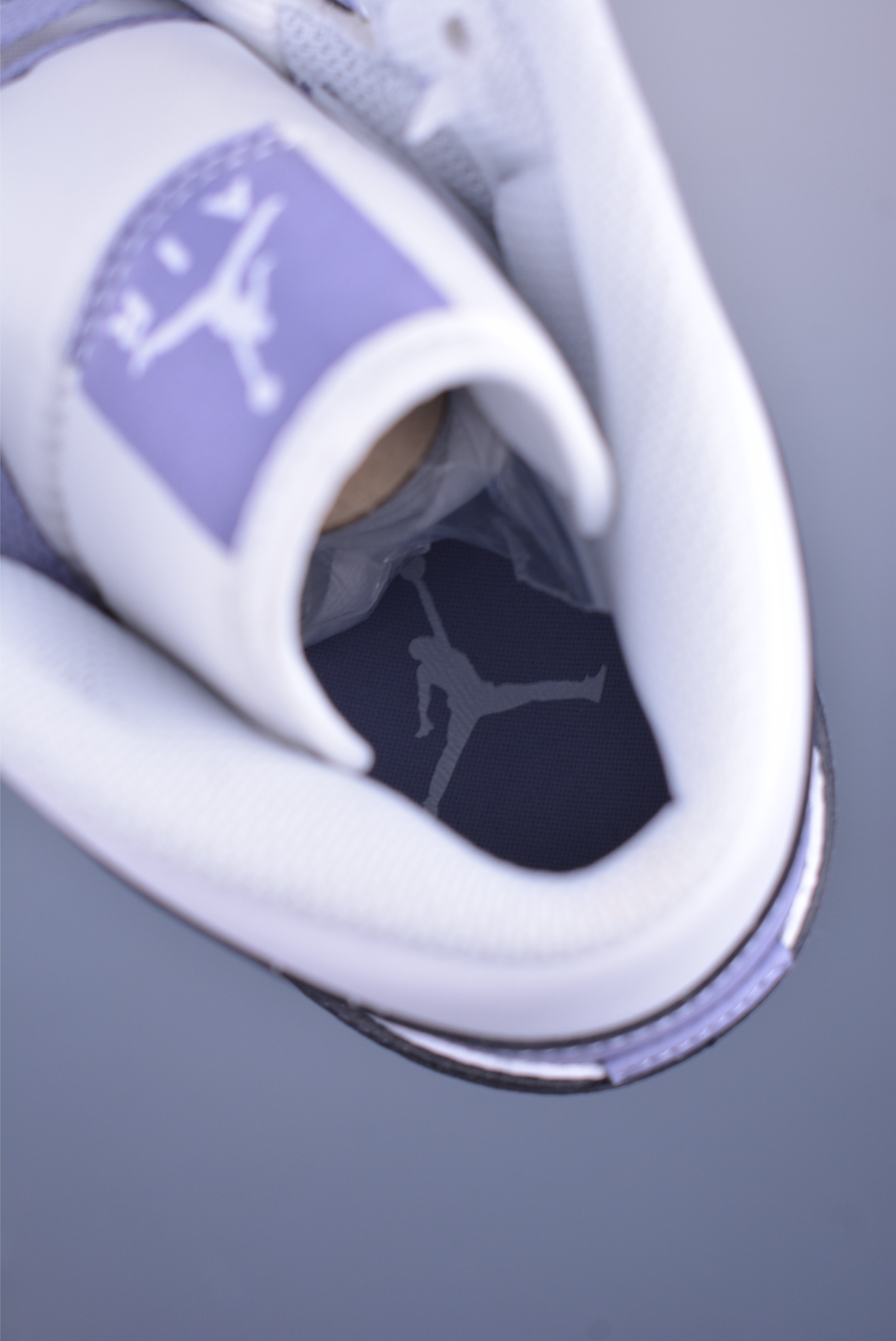 Nike Air Jordan 1 Mid AJ1 Basketball Shoes White Purple DQ8426-145