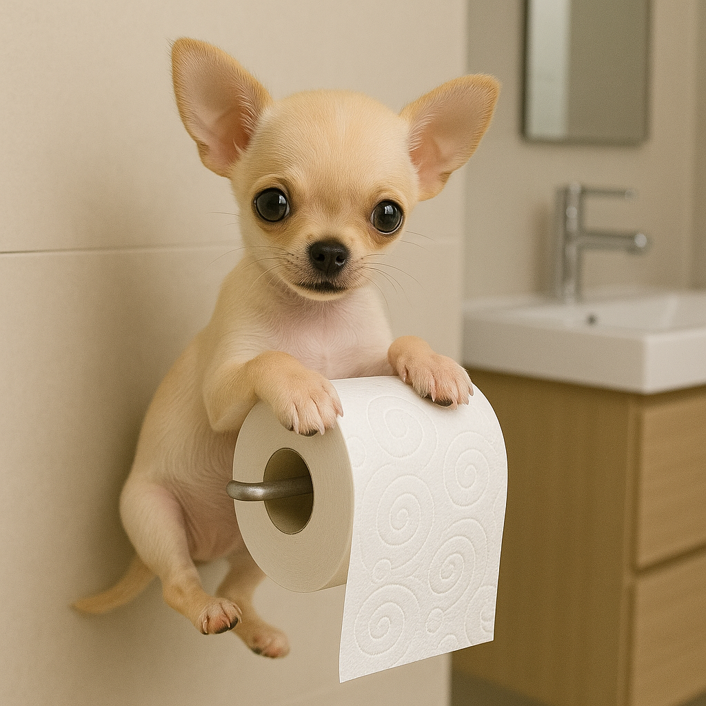Paw-lease Hold Toilet Paper Buddy