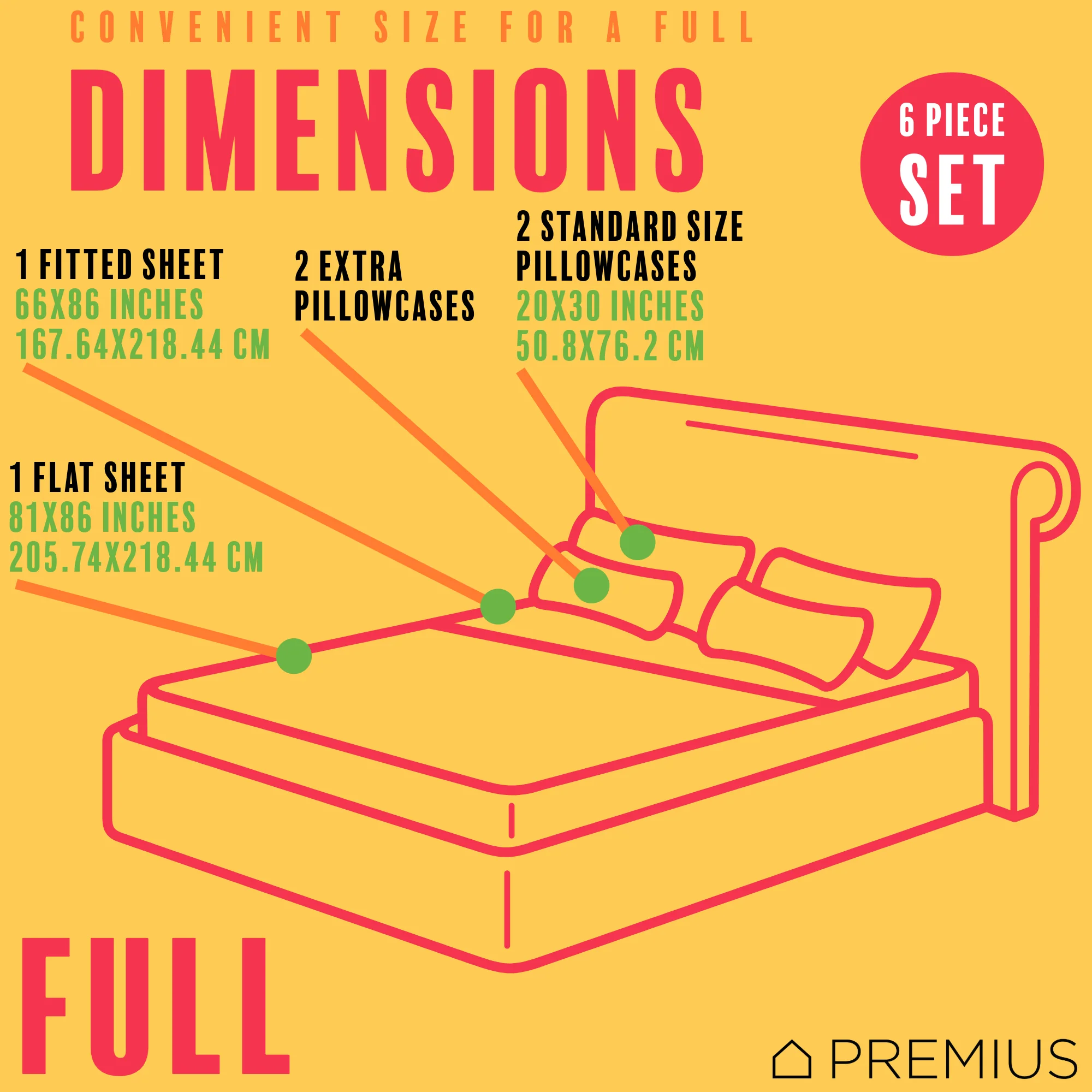 PREMIUS Leo Soft Wrinkle-Free Microfiber Sheet Set, Navy-Gold