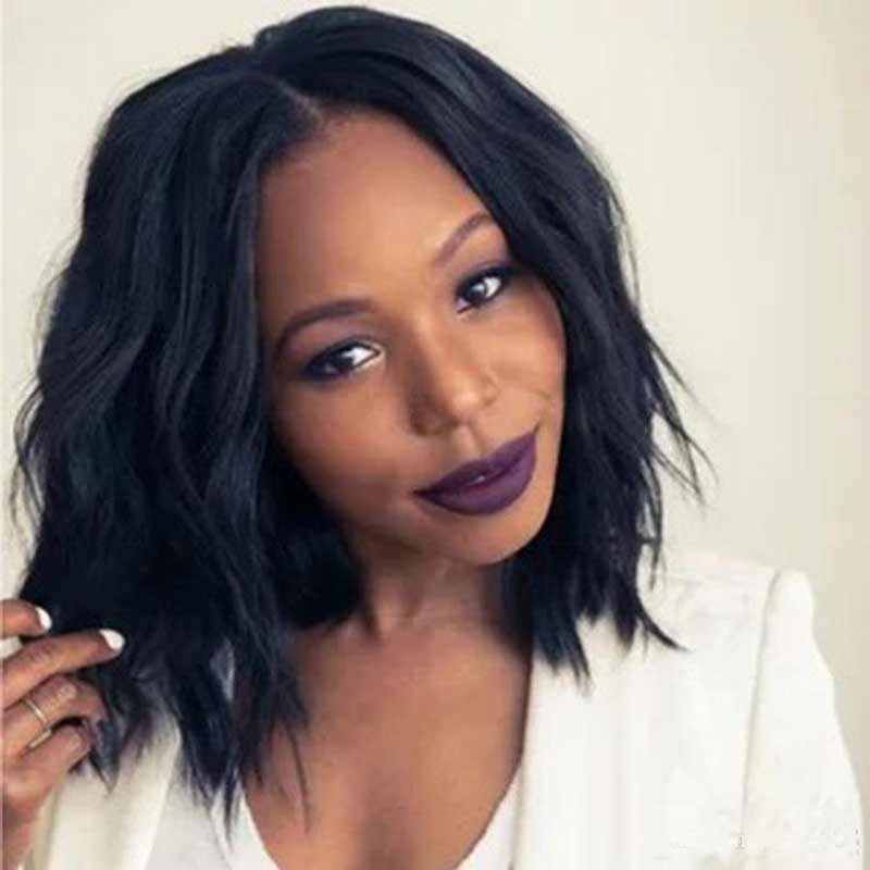 Women Lace Front Luna Wig S16 Flirty Wavy Bob Shoulder Length Wig
