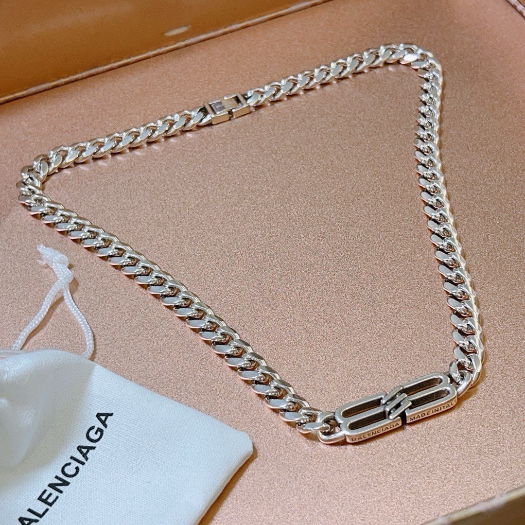 Balenciaga Flat Chain Necklace
