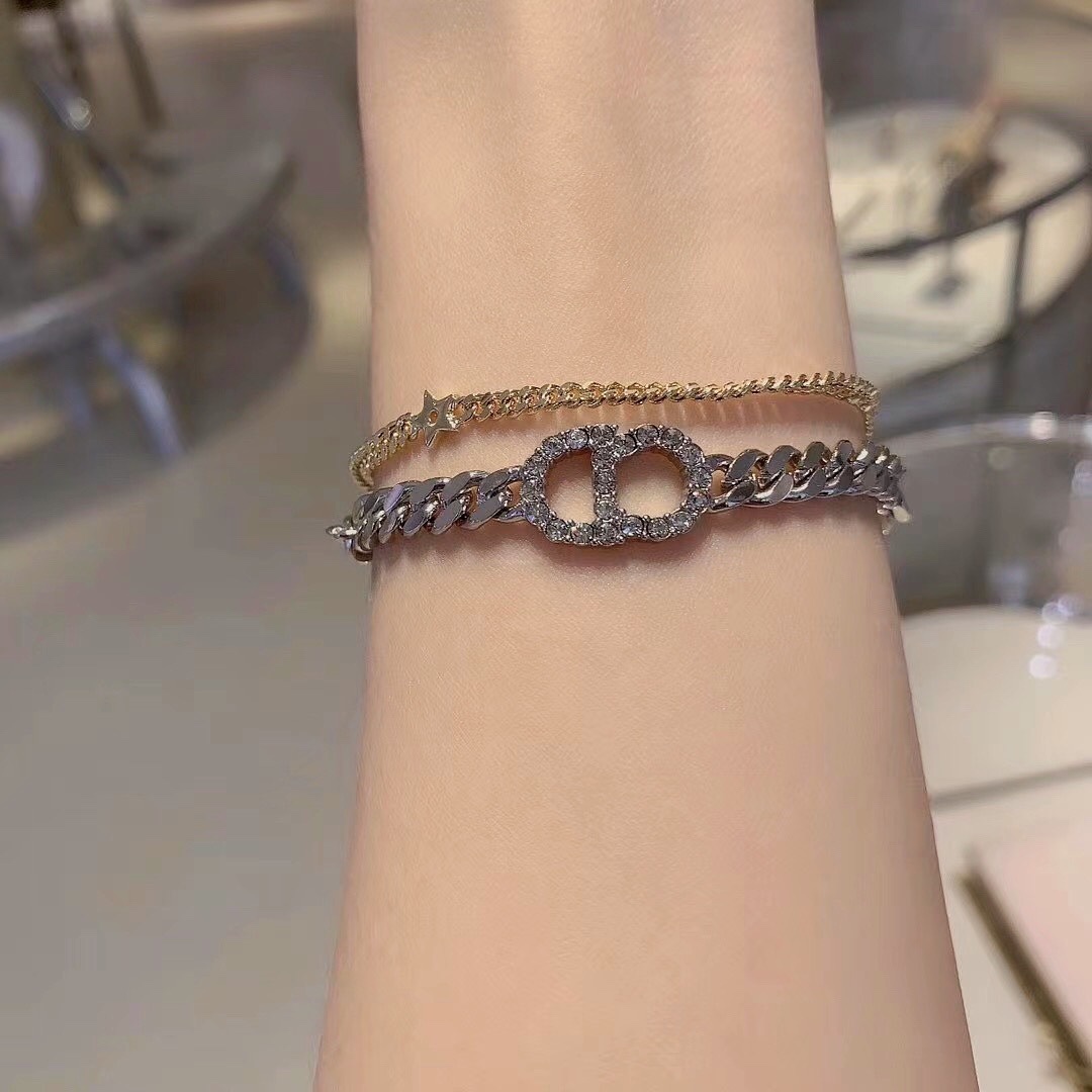 Dior Double Chain Bracelet
