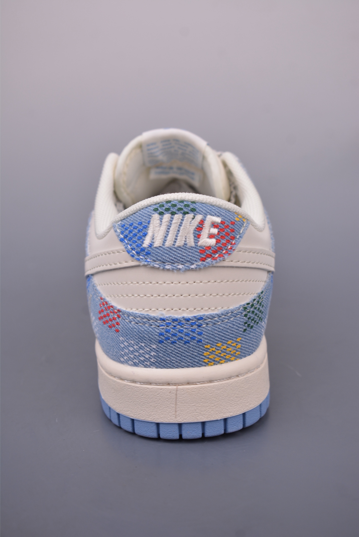 LV x Nike SB Dunk Low sneakers Off-white plaid blue FC1688-231