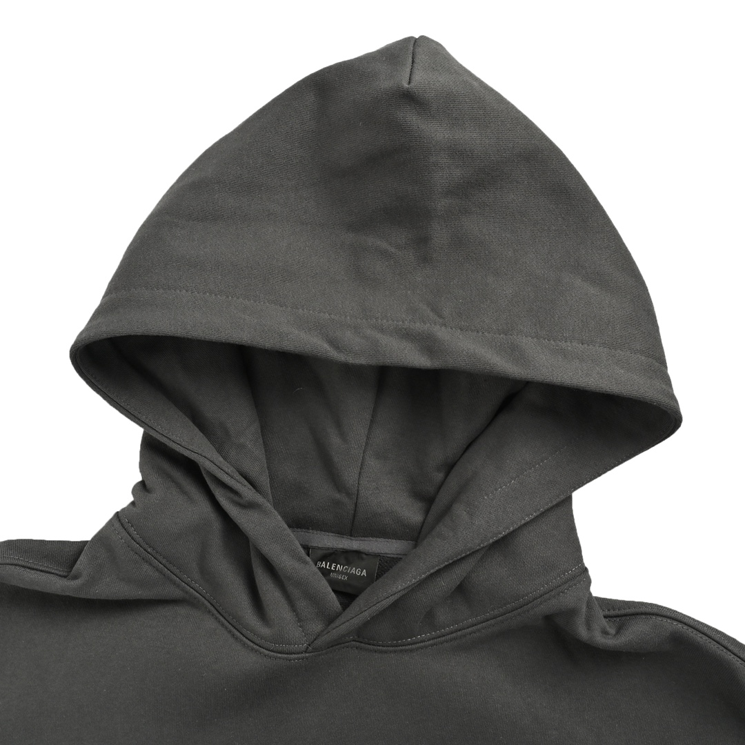 Balenciaga 24Fw graffiti logo print hooded sweatshirt