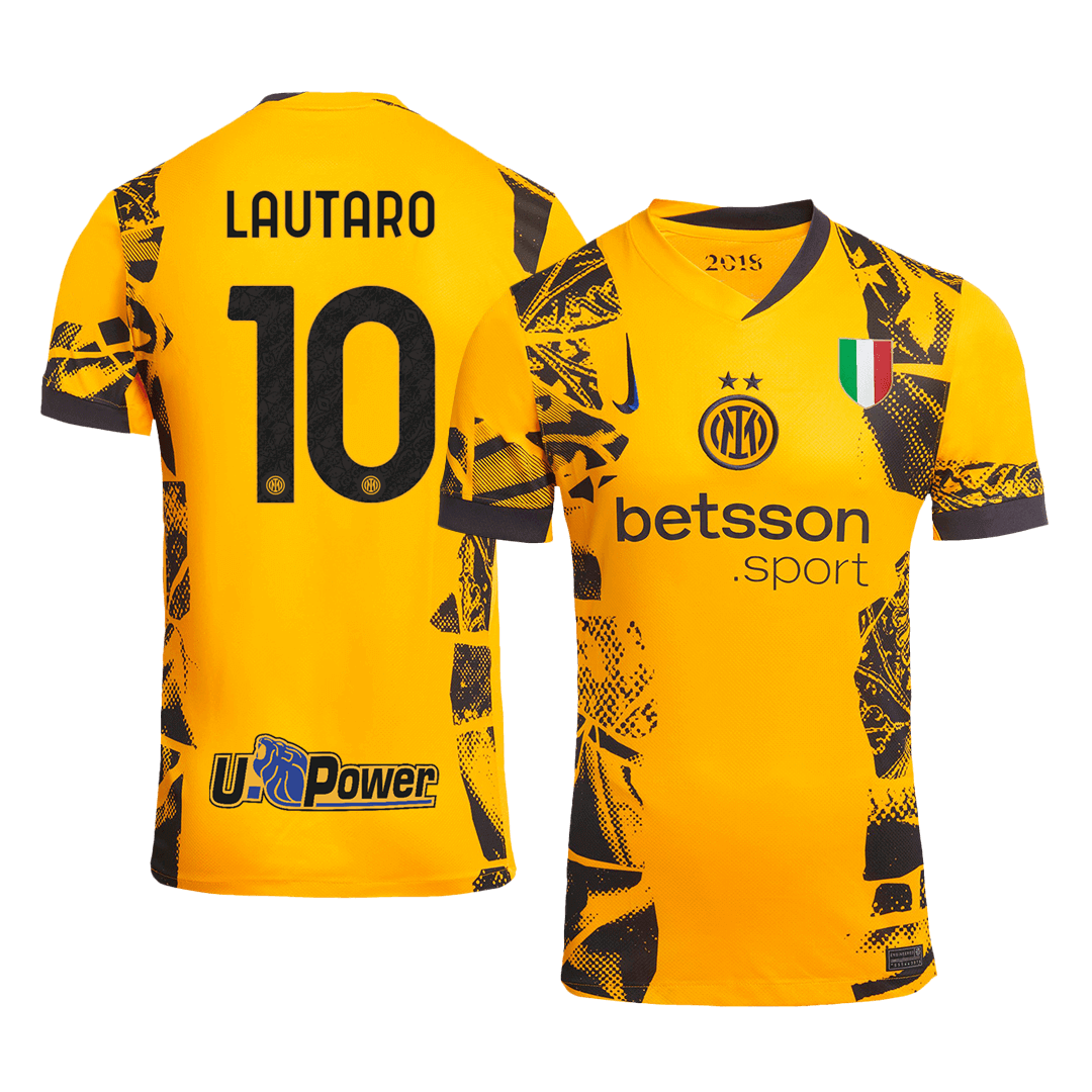 LAUTARO #10 Inter Milan Third Away Football Team Jersey 2024/25