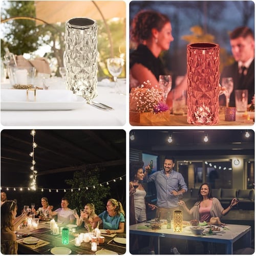 (🔥Mother's Day Sale 50% OFF ) - Touching Control Rose Crystal Lamp-Buy 2 Get 10% OFF & FREE SHIPPING