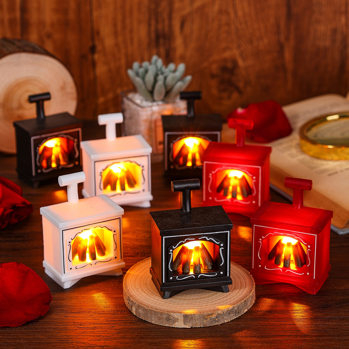 🎄Early Christmas Sale 49% OFF🎄Mini Fireplace Lamp with Flickering LED Flame
