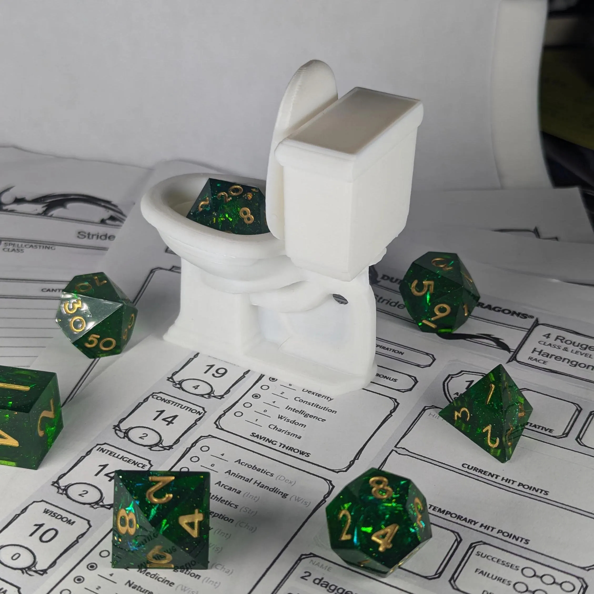 Dice Toilet: 