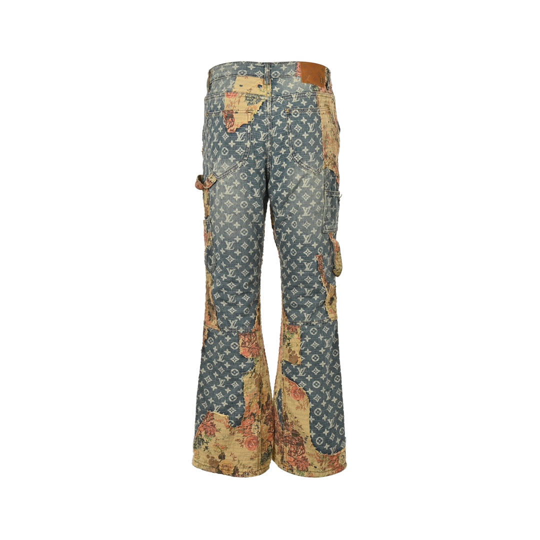 Louis Vuitton Vintage Rose Floral Jeans