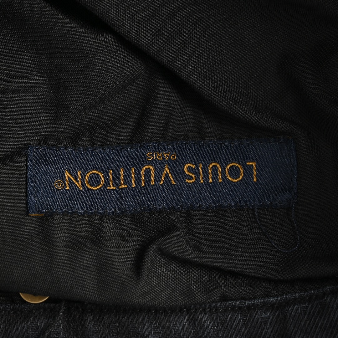 Louis Vuitton 24Fw Dark Checkerboard Jeans
