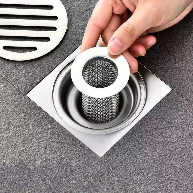 (🌲Early Christmas Sale- SAVE 49% OFF)Mesh Stainless Steel Floor Drain Strainer-⏰BUY 4 GET 2 FREE