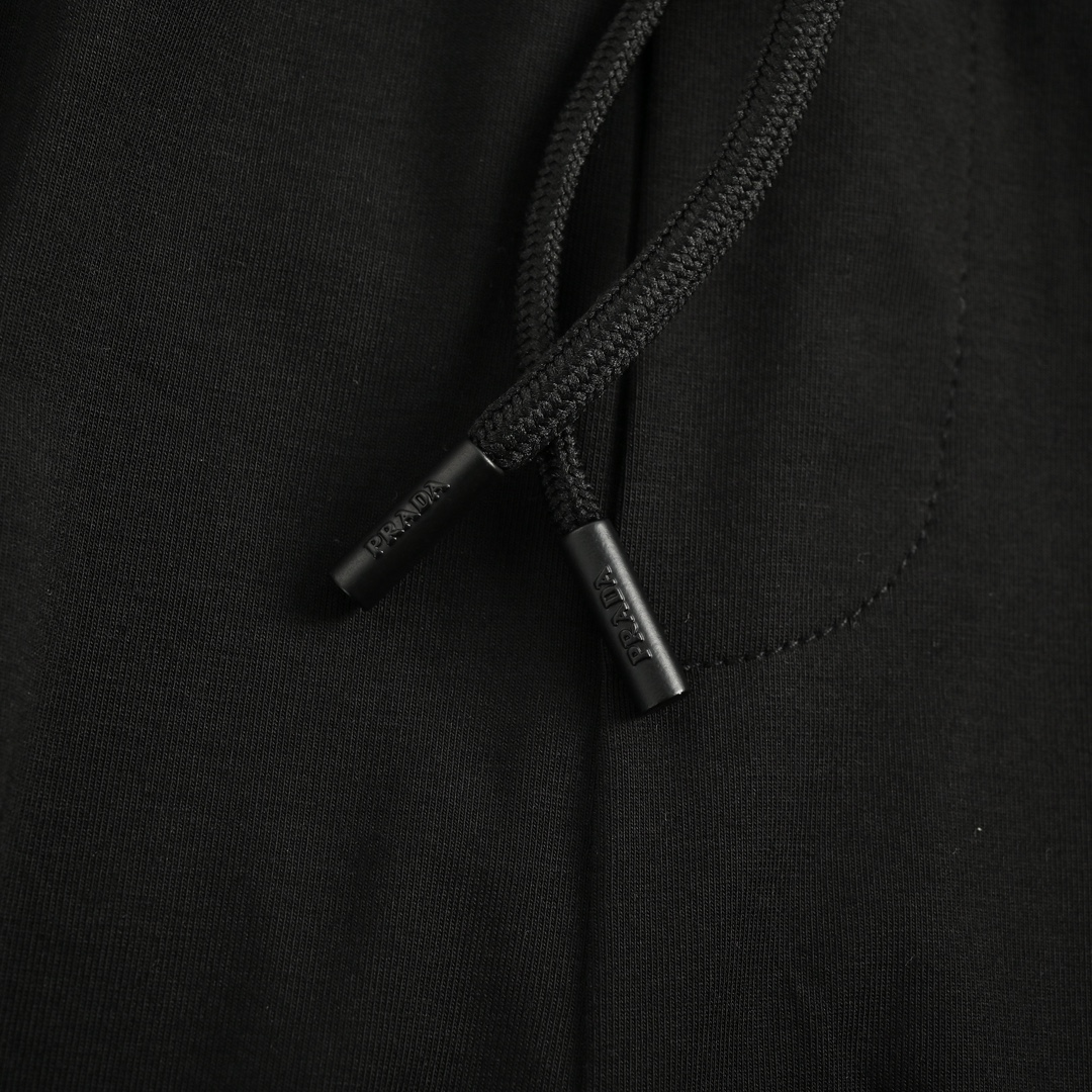 Prada Zipper Pocket Tapered Set Sports Pants