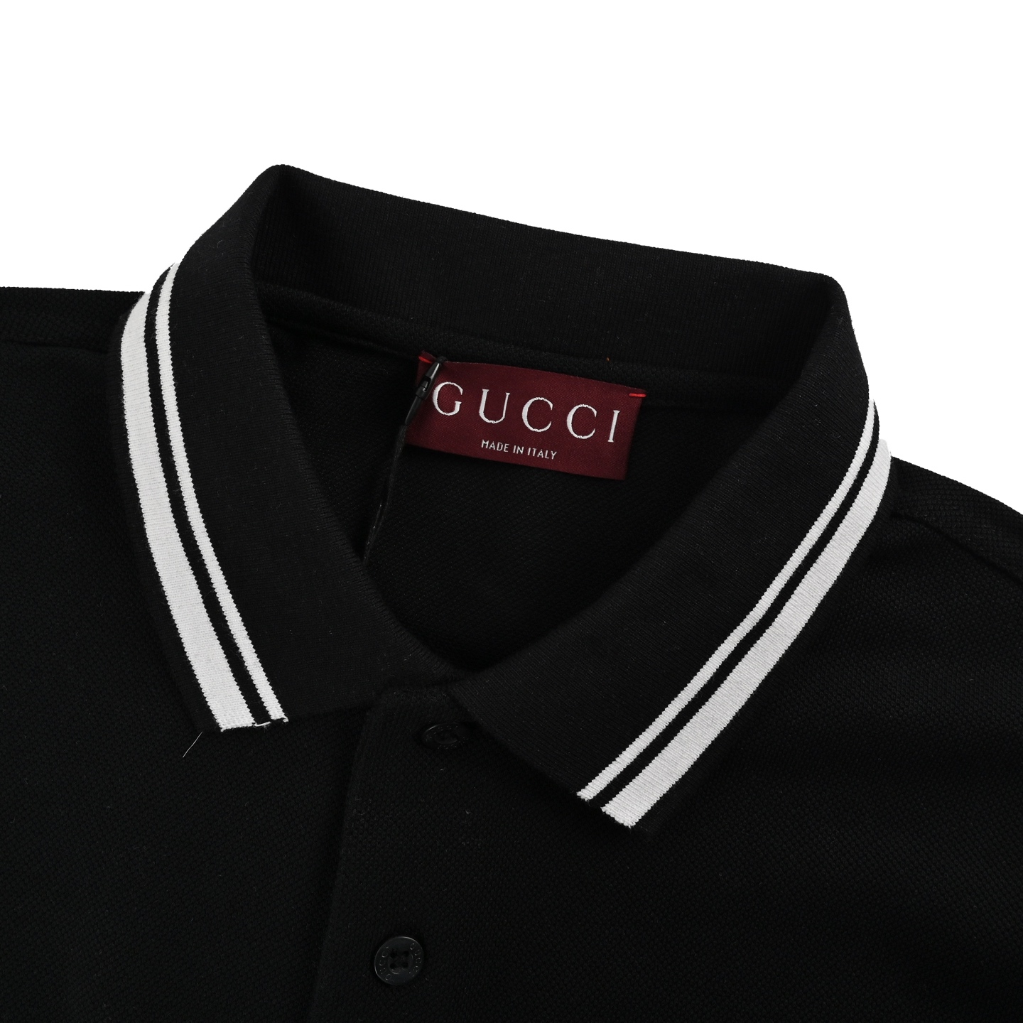 Gucci Chest Embroidered Letter Pocket Polo Short Sleeve