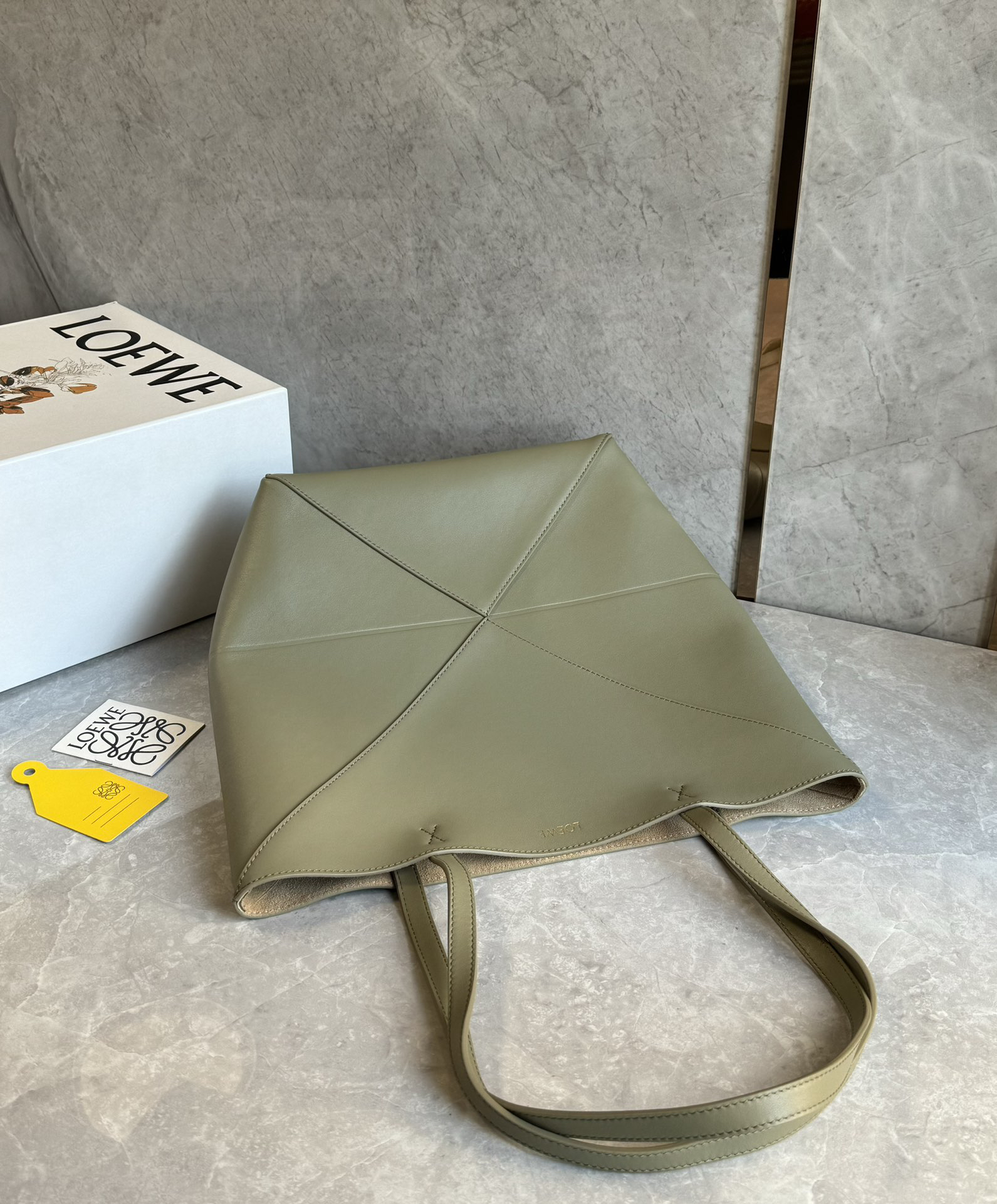 Loewe zzle fold series foldable tote bag 0693