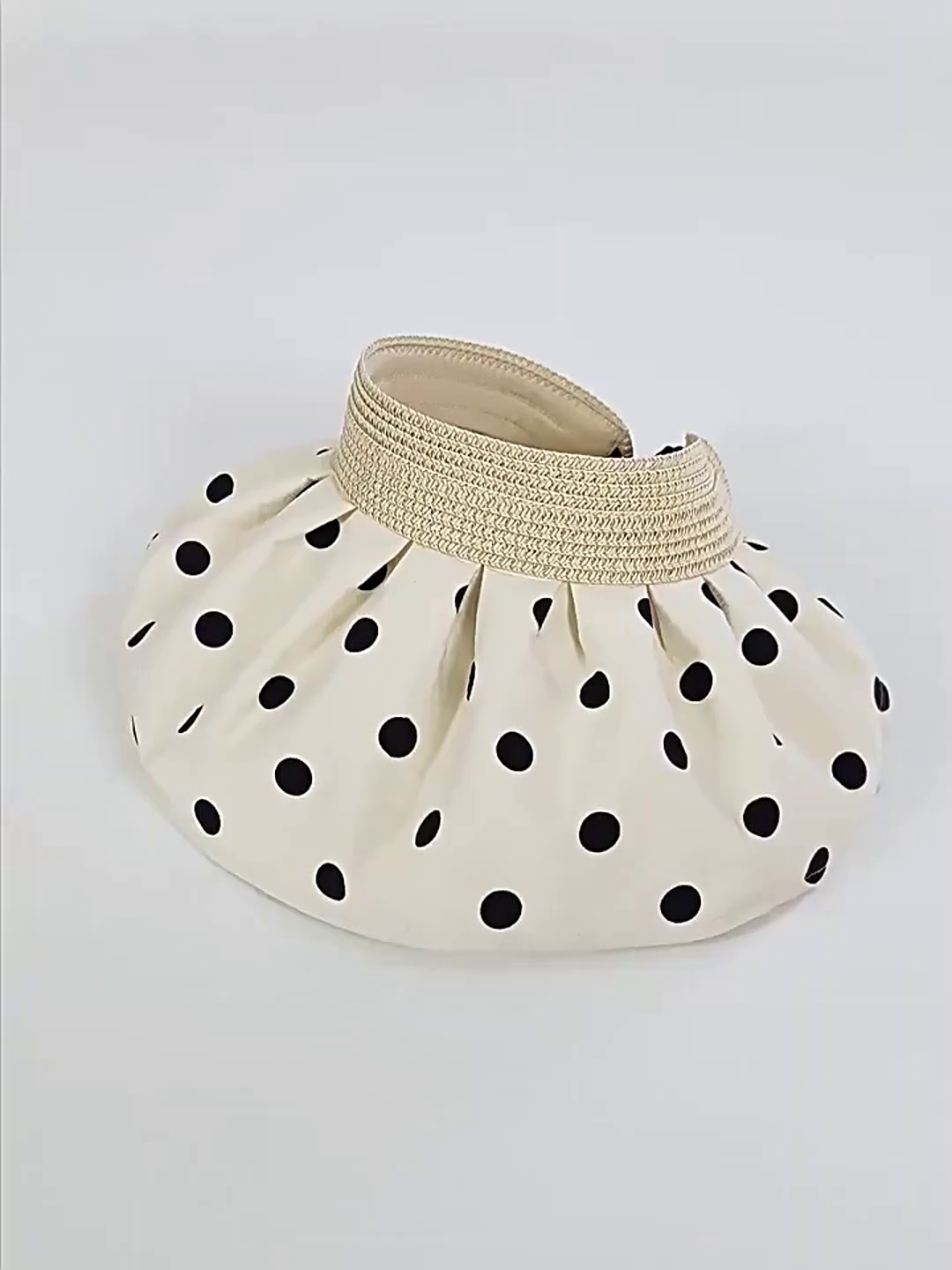 Summer outdoor sun protection silver rubber shell hollow cap can be folded to receive a variety of anti-uv beach hat