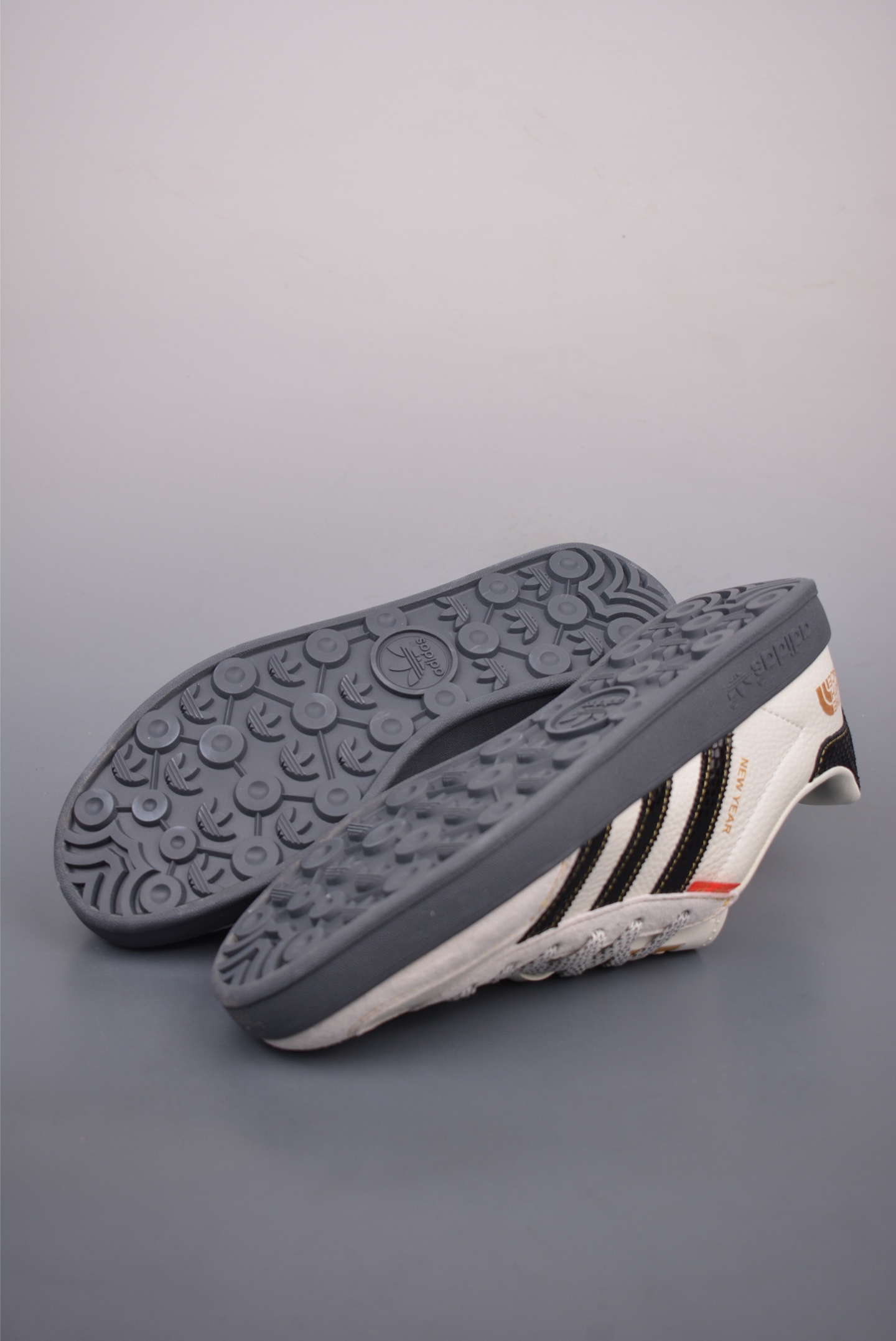 The North Face x Adidas Originals Samba OG White Black Gold Label CH6336