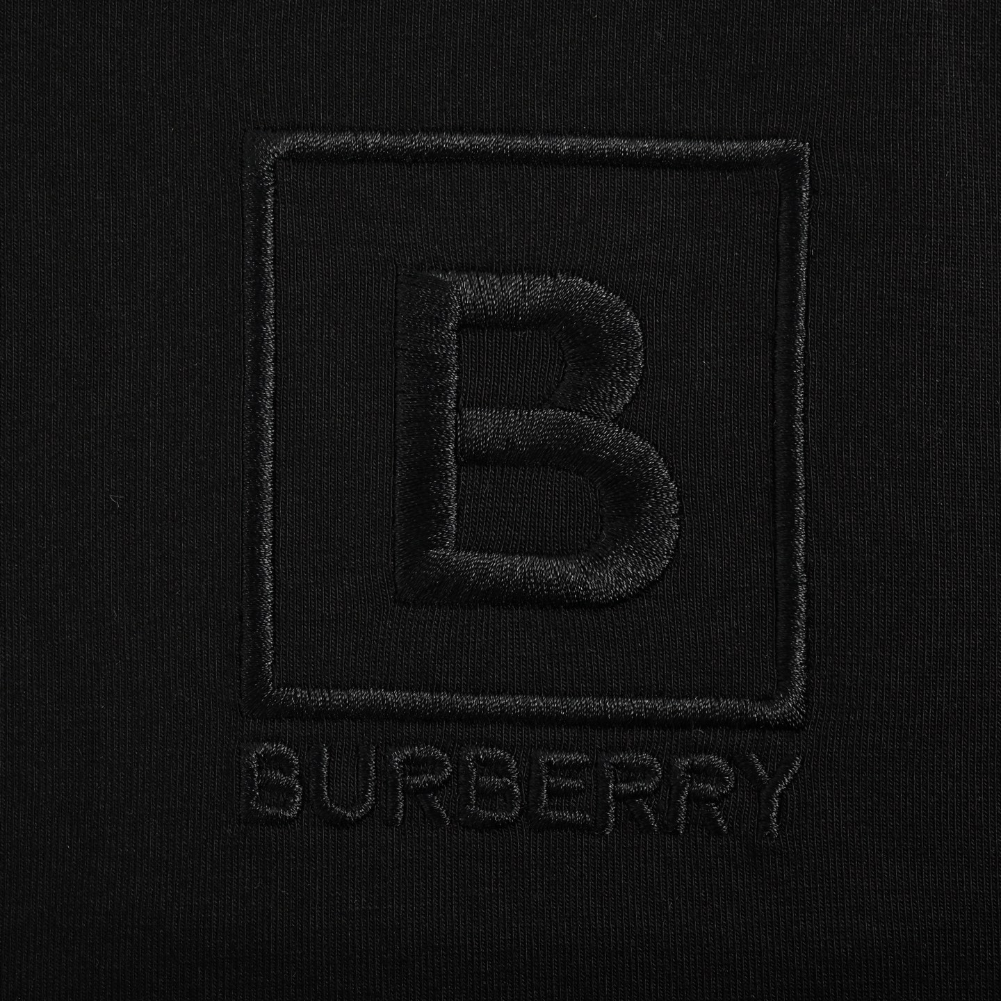 Burberry B logo embroidered plaid short sleeves