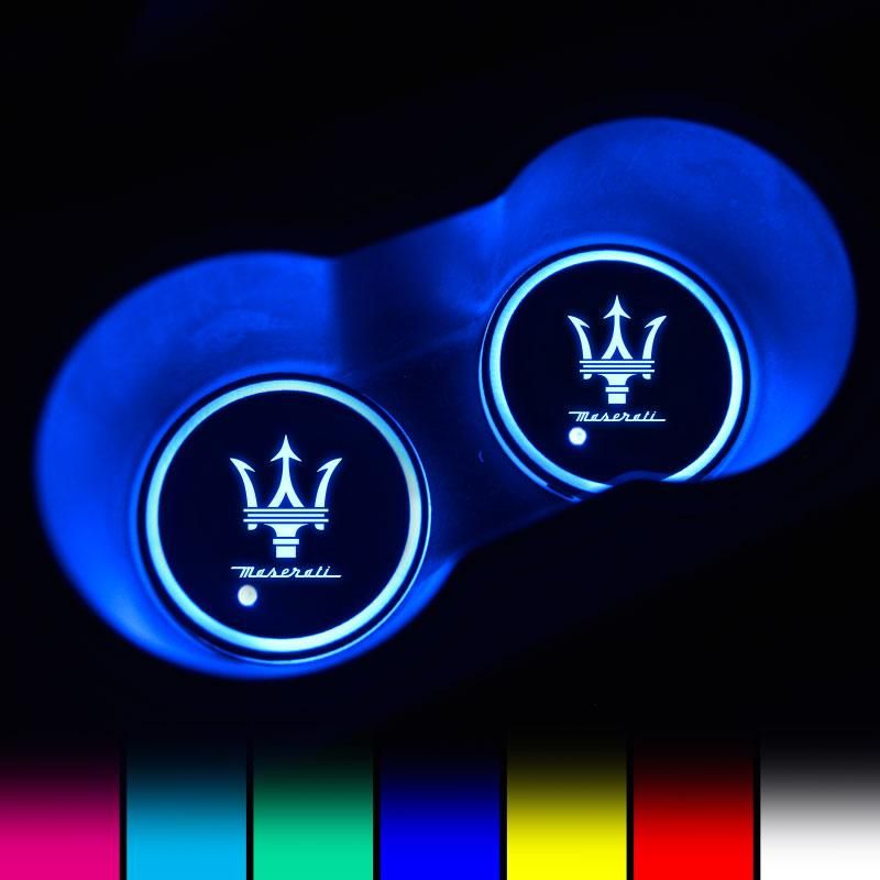 🚗Rainbow Light LED Car Coaster
