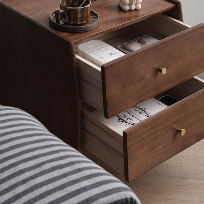 ZURI MARRIOTT Bedside Table Solid Wood Scandinavian Nordic Bedroom ( 4 Colours )