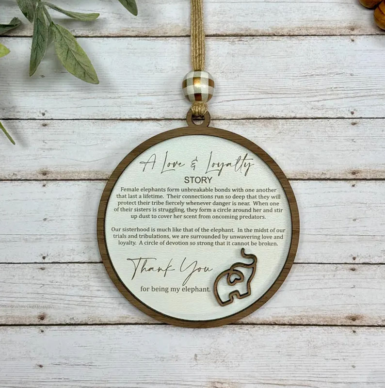 Friendship Elephant Ornament