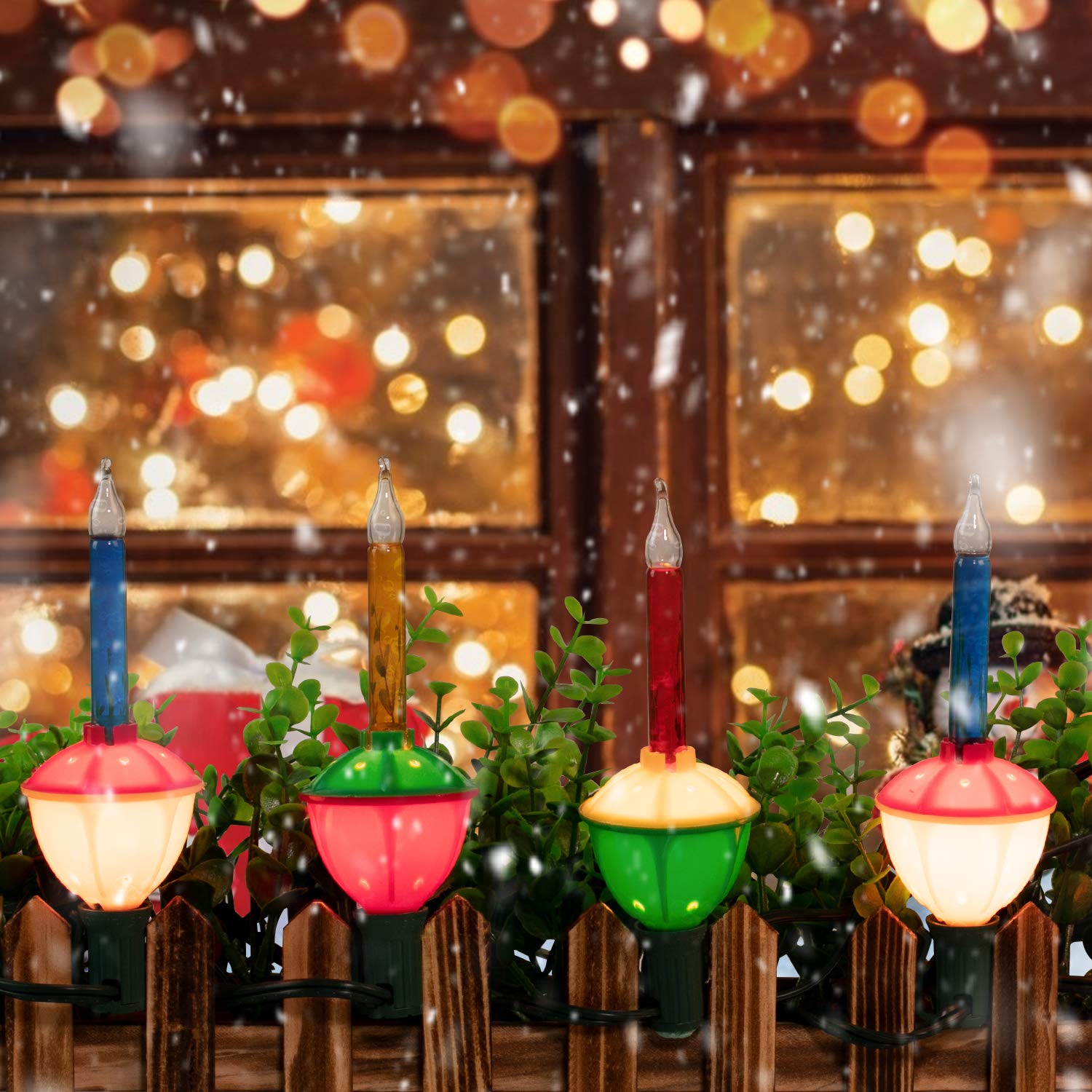 💥ON SALE💥7-Light Multicolor Christmas Bubble String Lights🎄✨