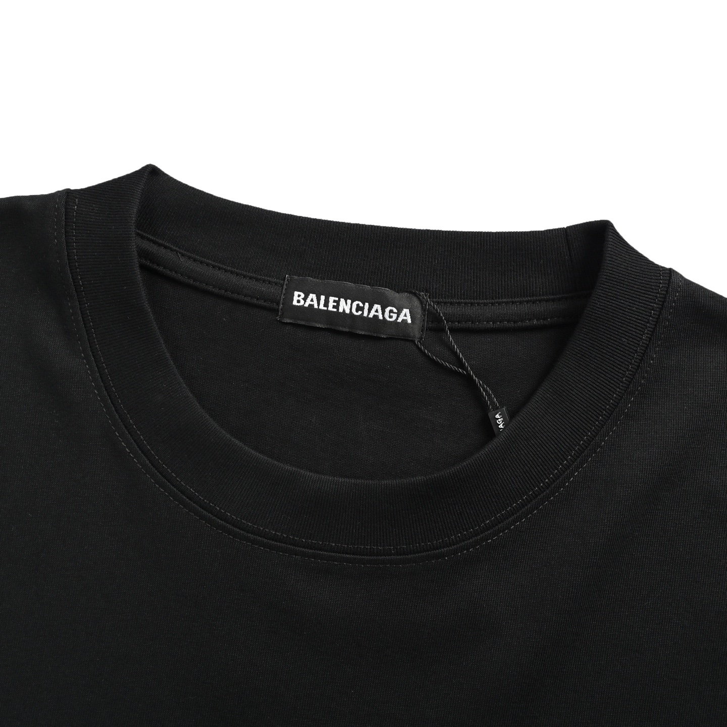 Balenciaga 25ss pearl letter short sleeve