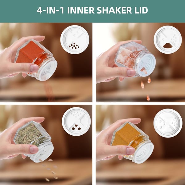 🔥Last Day 50% OFF🔥5PCS/SET Magnetic Spice Jars-🎁Buy 2 Sets Get 1 Set Free
