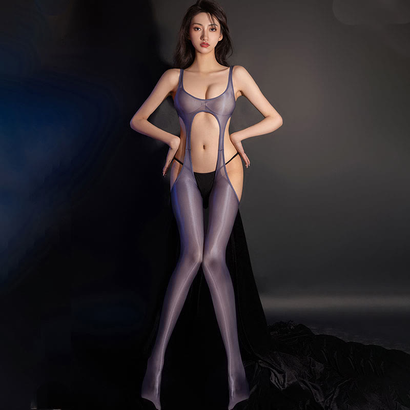 Hollow Out See-through Jumpsuit Lingerie