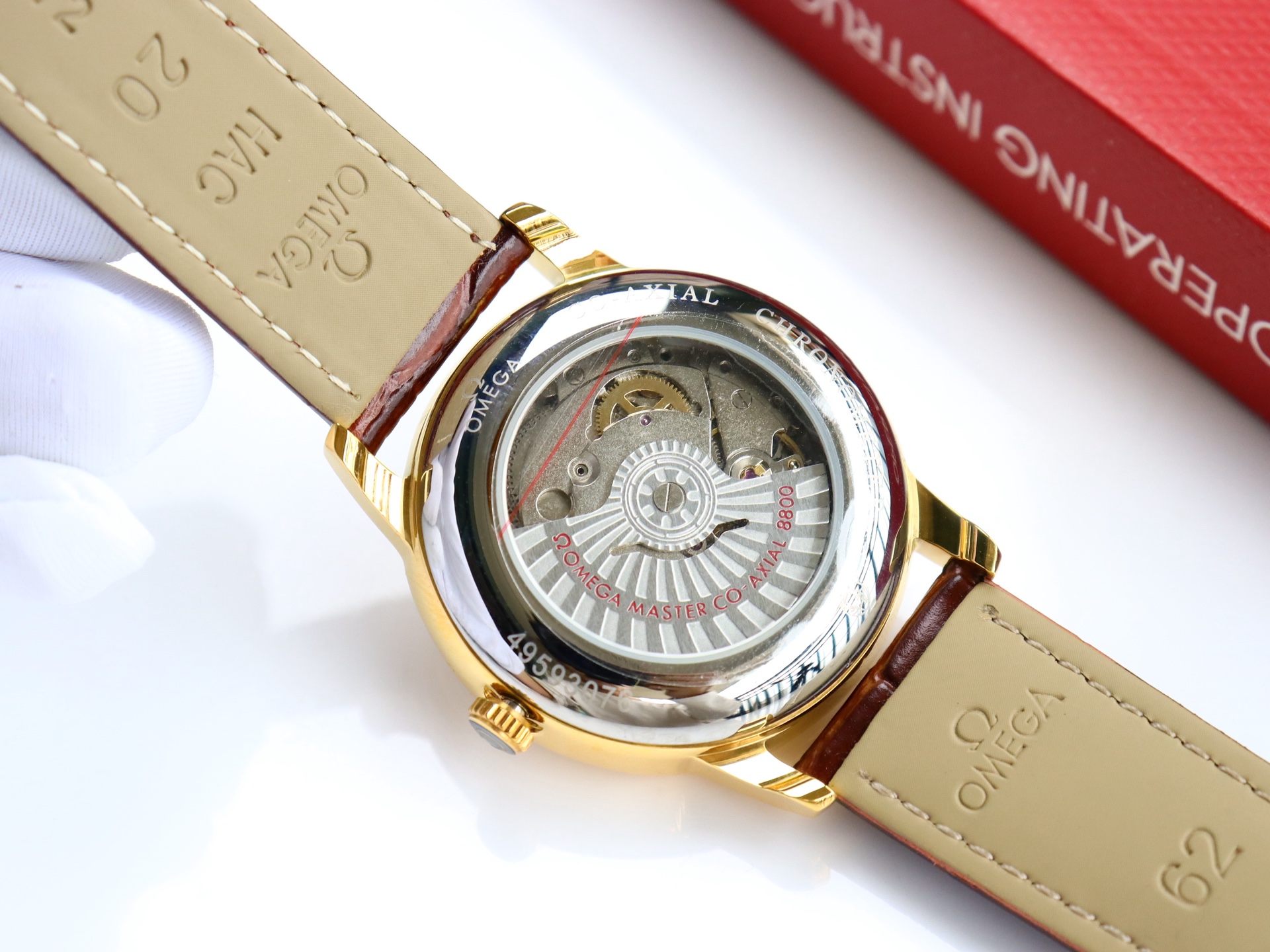 Omega De Ville series two-hand semi-mechanical men's watch