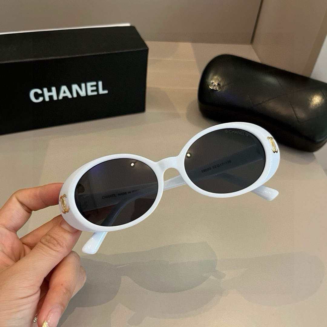 Chanel round frame sunglasses