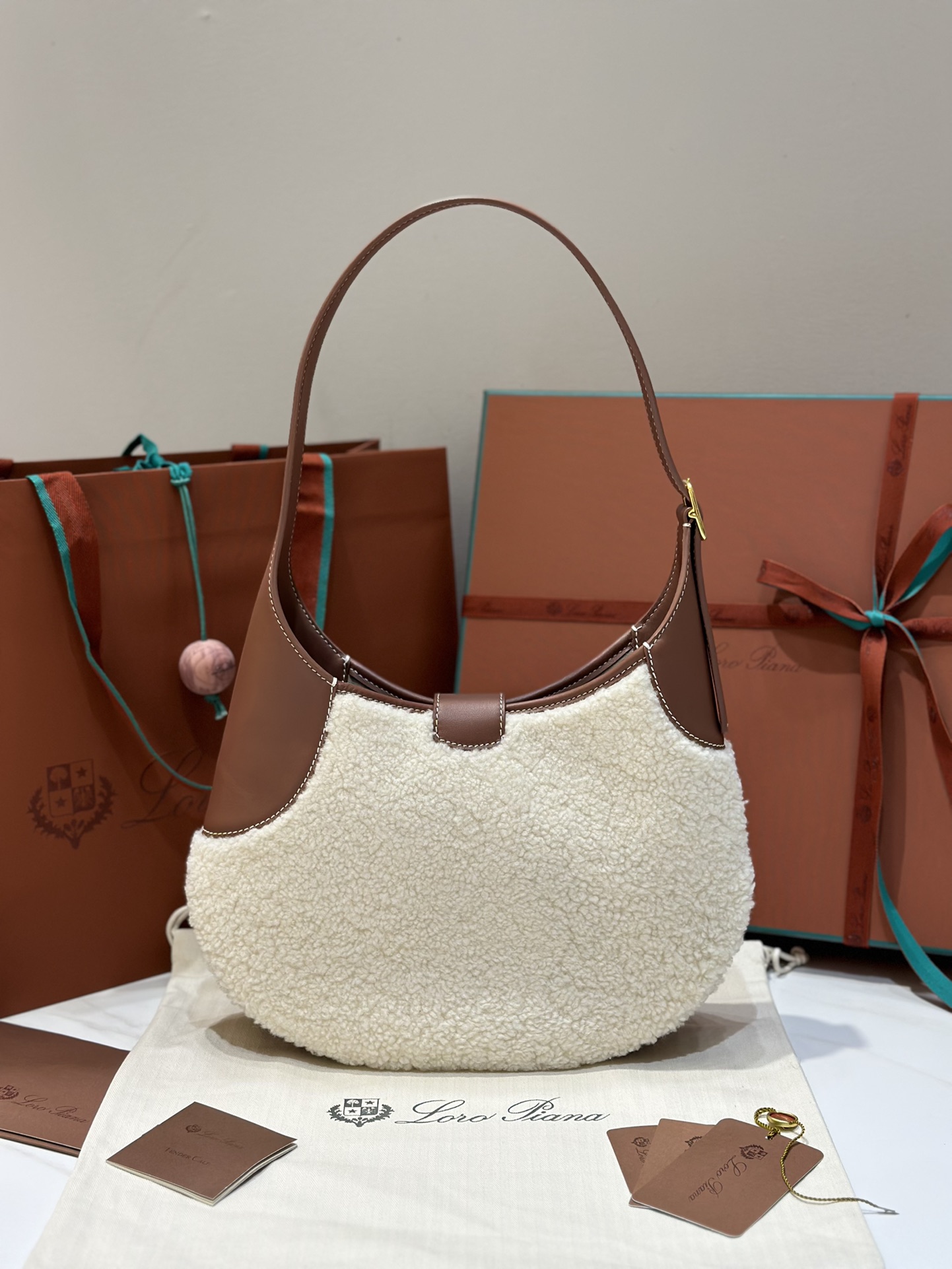 Loro Piana Bobbin Underarm Bag