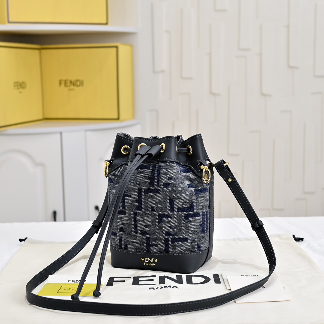 FENDI Monogram Roll Mini Vegetable Basket 3366