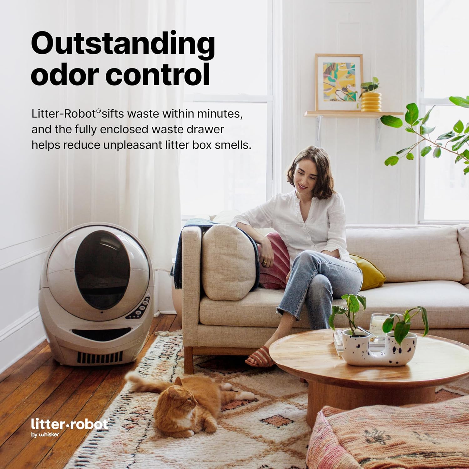 Litter Robot 3 Connect Ramp by Whisker Automatic Self-Cleaning Cat Litter Box