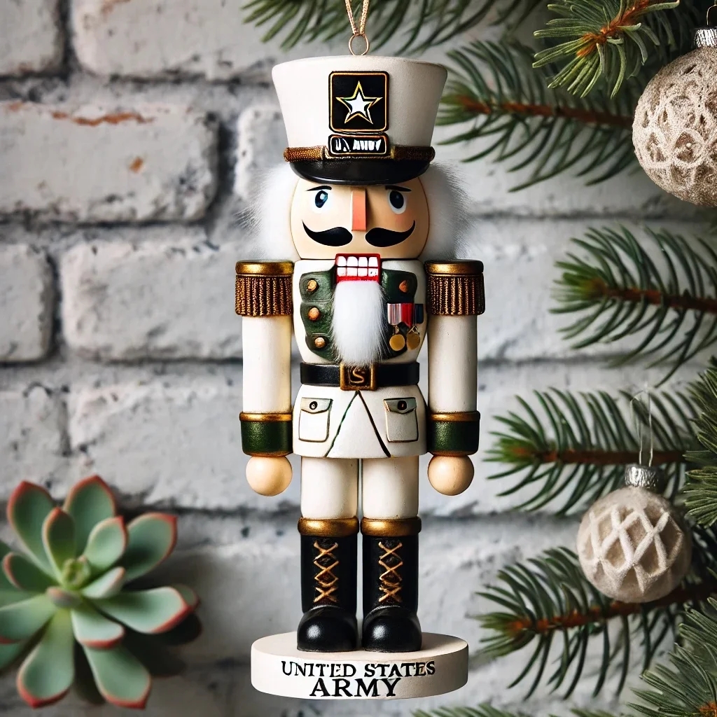 Veteran Tribute Nutcracker Statue Ornament