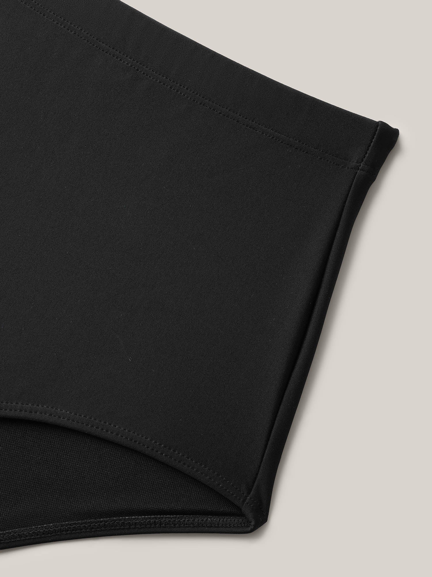 V Neck Color Contrast Swim Dress