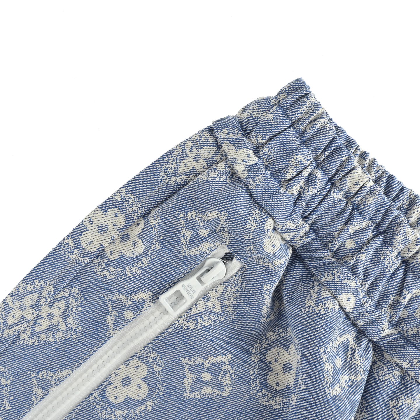 Louis Vuitton all over print monogram zip up shorts