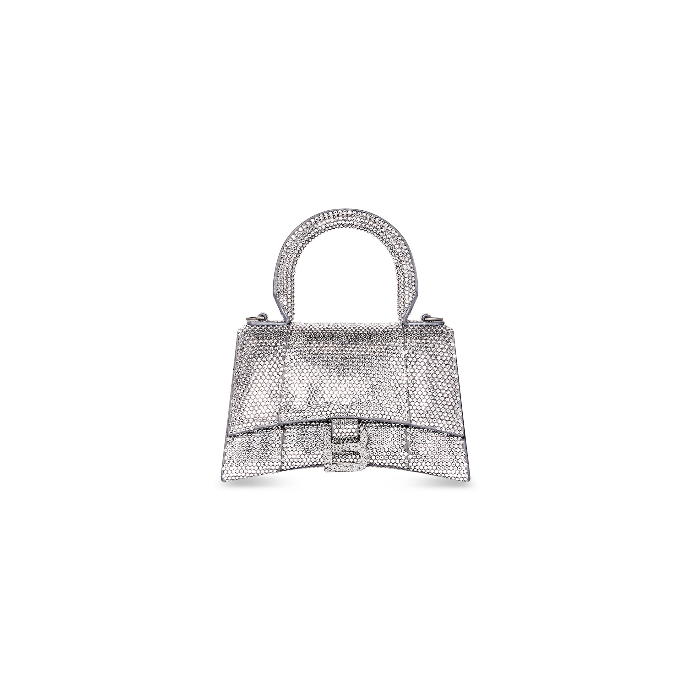 Balenciaga Hourglass Handbag Xs With Rhinestones59283328D0Y1272