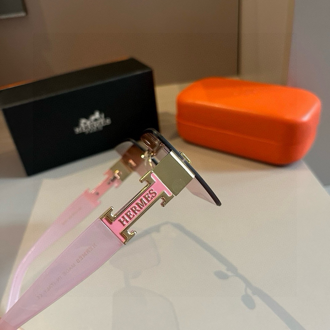 Hermes rimless sunglasses