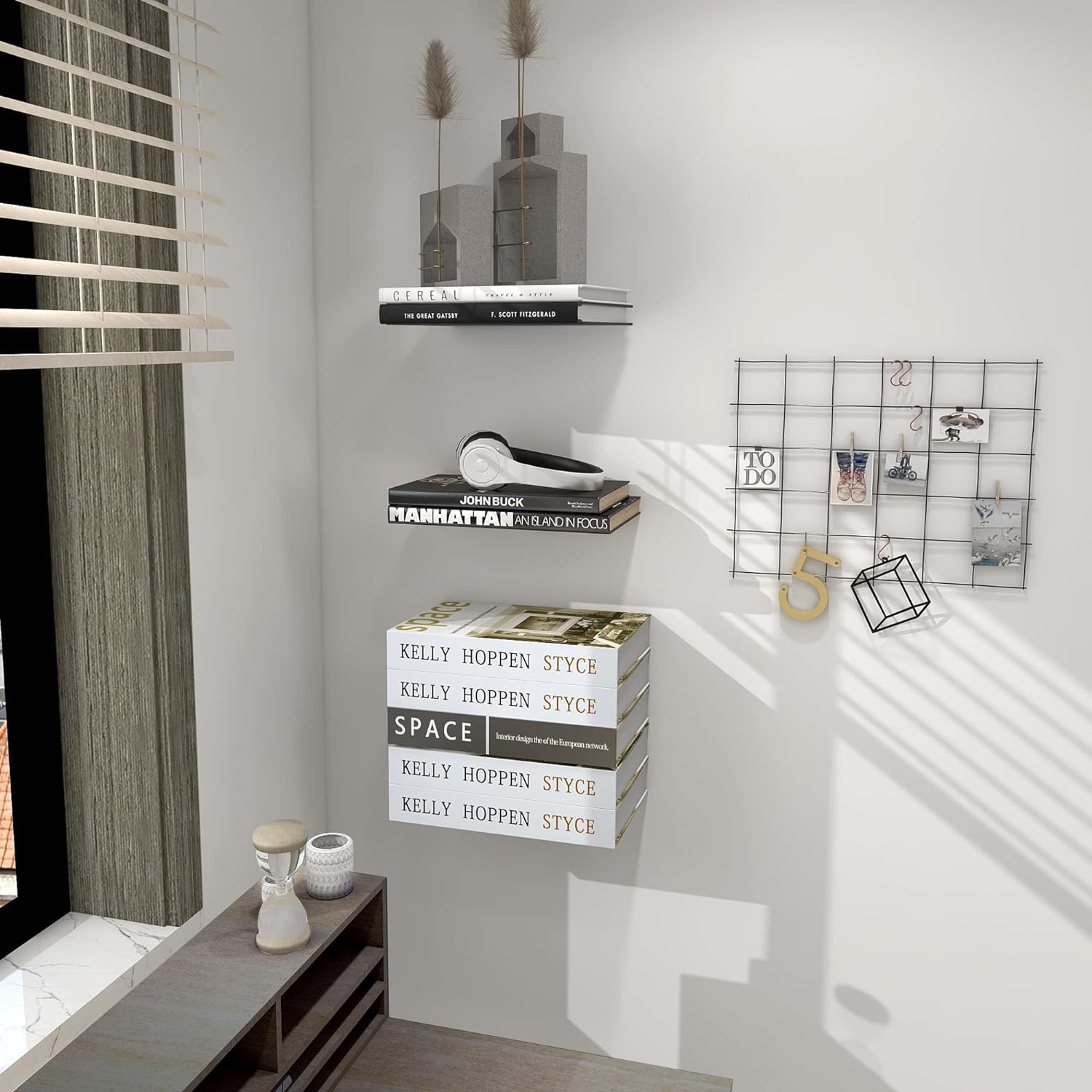 👍Last Day Promotion 60% OFF💥Invisible Floating Bookshelf - Metal Heavy Duty Wall Mounted Book Organizer