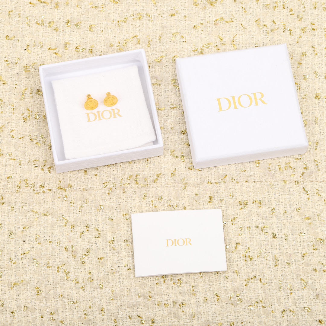 Dior Coin Earrings