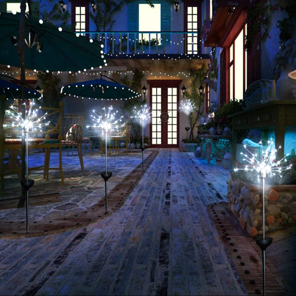 ( Last Day Promotions - 50% OFF)🔥Waterproof  Solar Garden Fireworks Lamp