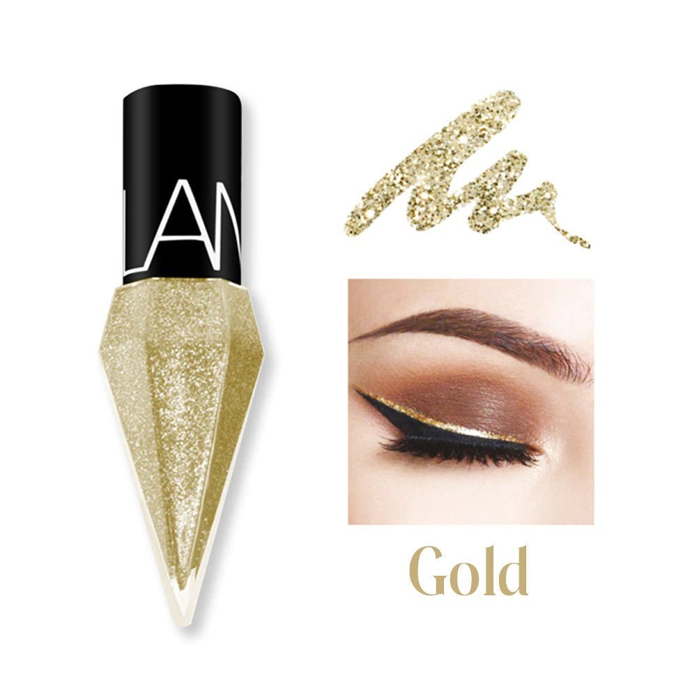(💥Last Day Promotions-50% OFF)-Diamond Glow Sparkly Liquid Eyeliner-BUY 5 GET 10% OFF & FREE SHIPPING