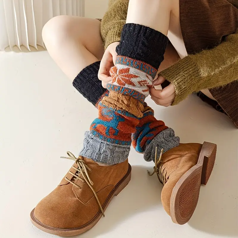 🎄CHRISTMAS ON SALE🎄Bohemian Knit Wool Leg Warmers