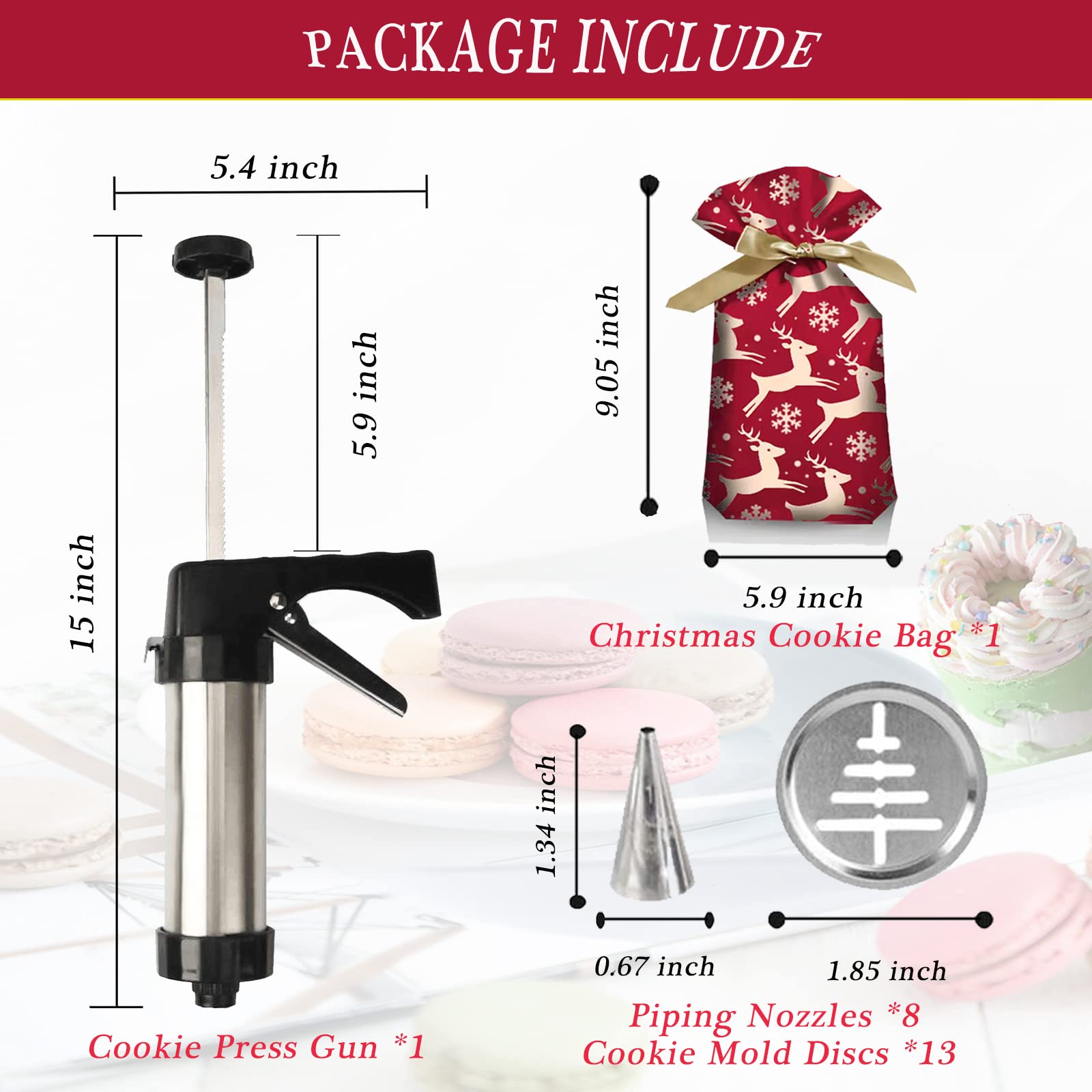 2024 New Year Promotion--Cookie Press For Baking Kit
