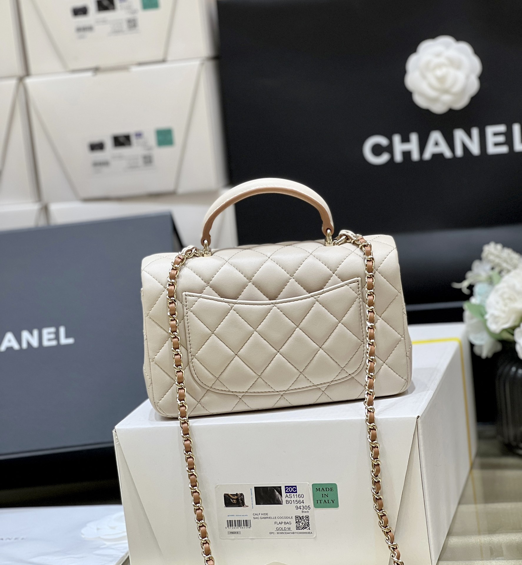 Chanel 23S cf mini handle AS2431