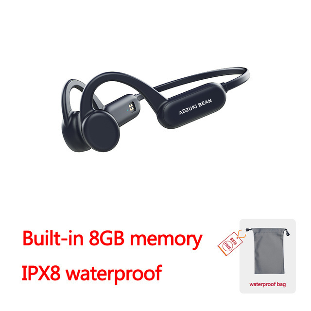 New Bone Conduction Swimming Headset Bluetooth IPX8/IPX4 Waterproof Earphone Wireless Sports Headphones With Mic Stereo Earbuds