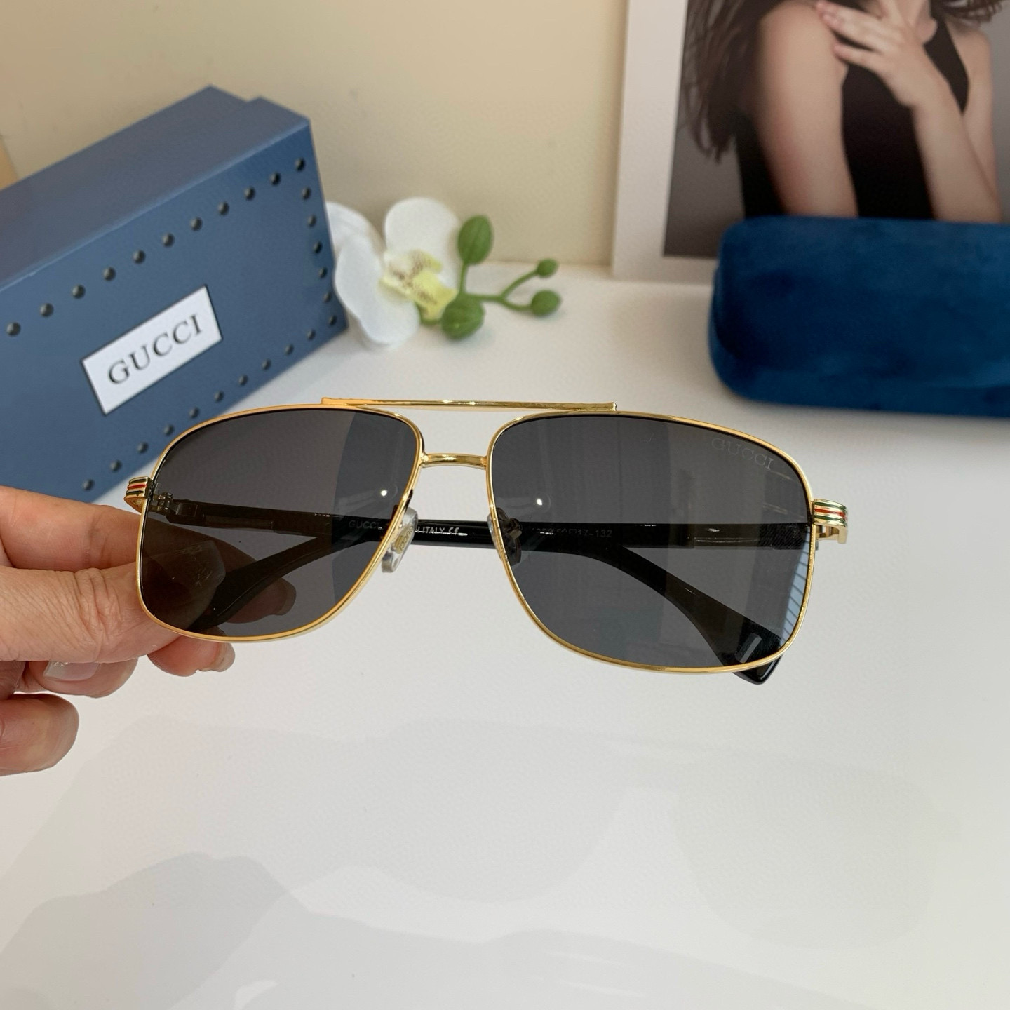 Gucci Round Frame Sunglasses