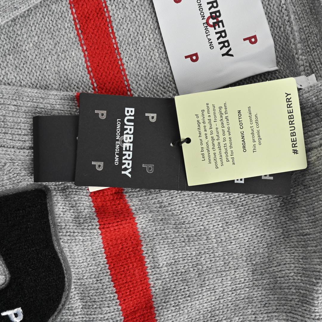 Burberry 24Fw Intarsia Collaboration Wool Cardigan