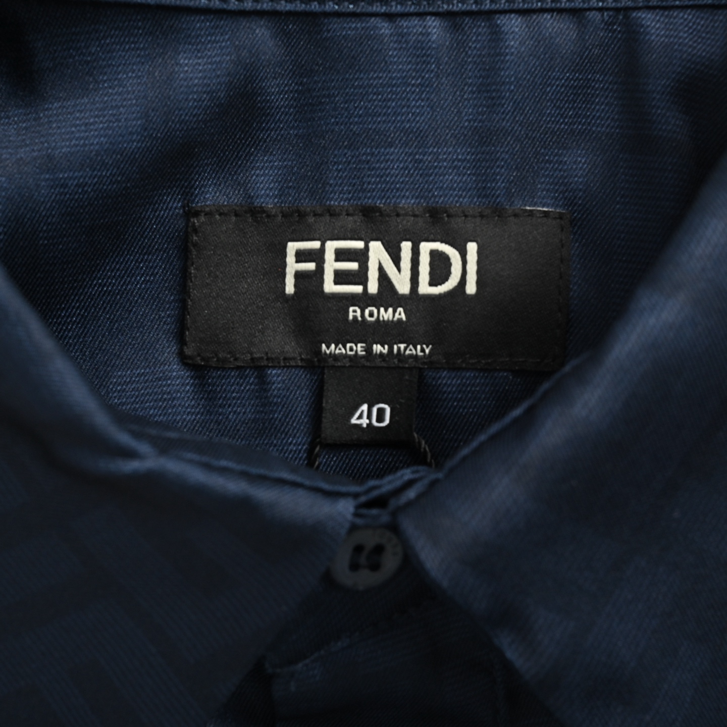 Fendi 25ss all-over FF jacquard pattern suit short-sleeved shirt